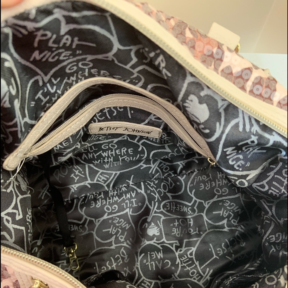 Sequins Betsey Johnson Purse - Picture 6 of 7